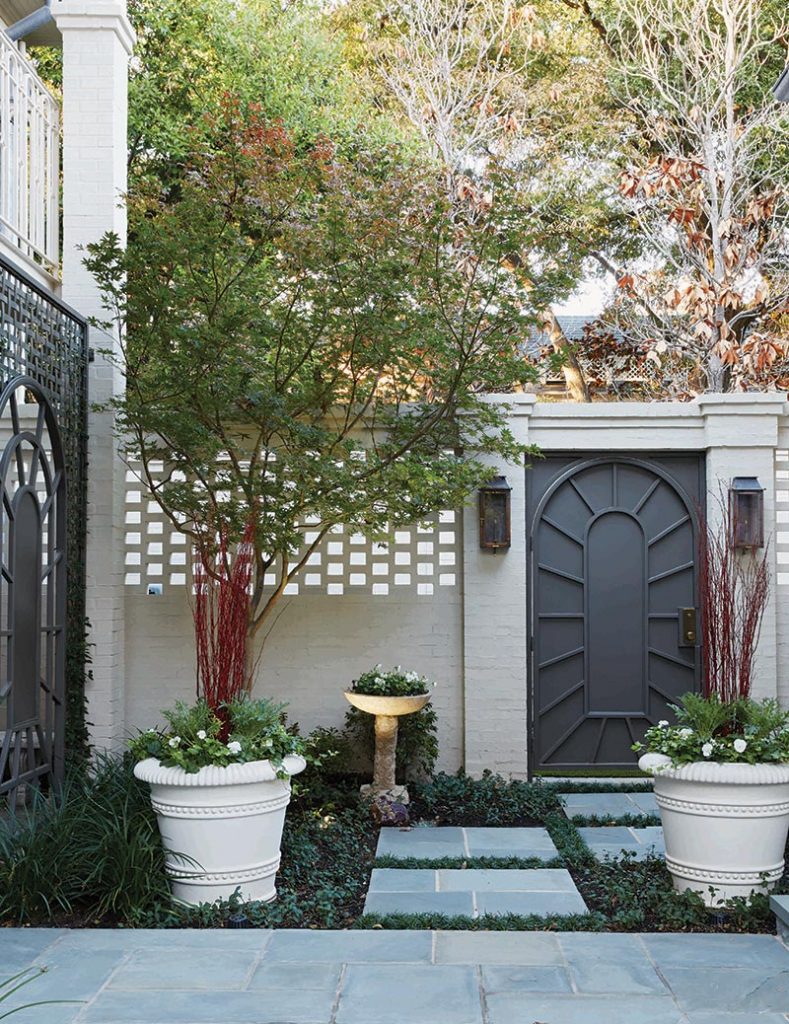 A door set into the wall leads to a garage guest suite.