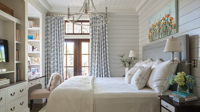 This Home in Watercolor, Florida Defines Relaxed Elegance bedroom