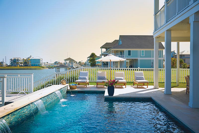 Pool in Galveston, TX. 