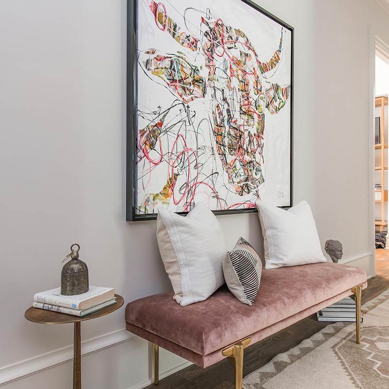 Andrea Rectangular Bench from Arteriors
