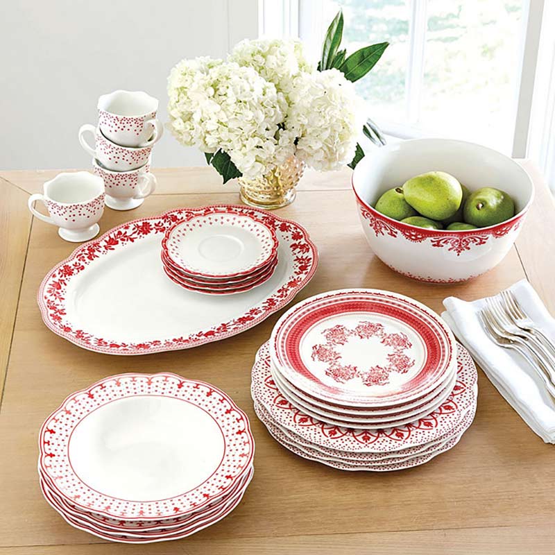 Ballard Designs - Jacqueline 20-Piece Dinnerware Set