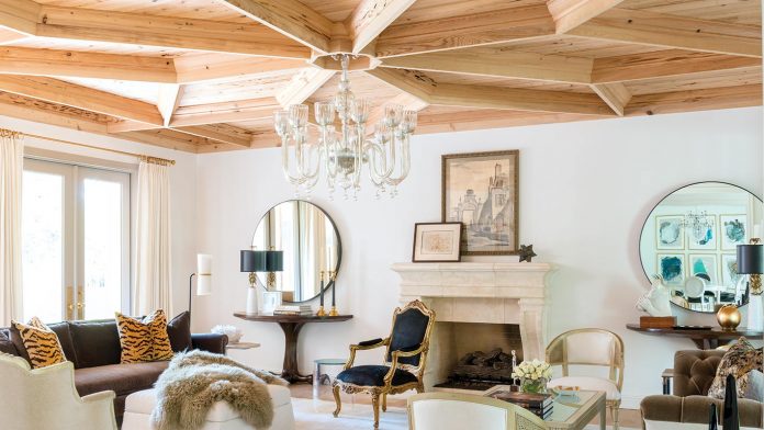 11 Statement Ceilings You’re Going to Love cypress ceiling