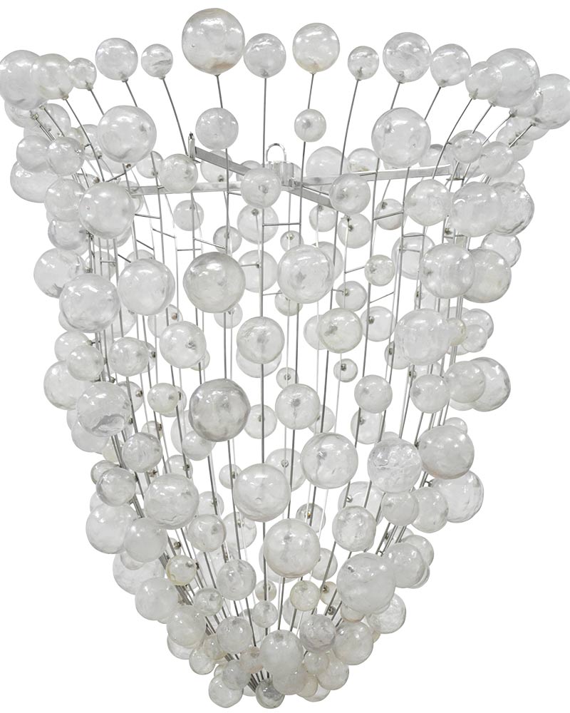 Cast-resin chandelier
