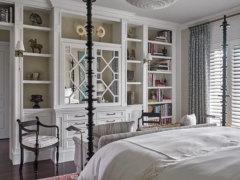 custom built-ins in master suite