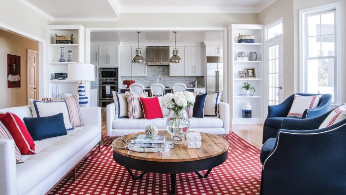 This Patriotic Chesapeake Bay Retreat Feels Like Summer