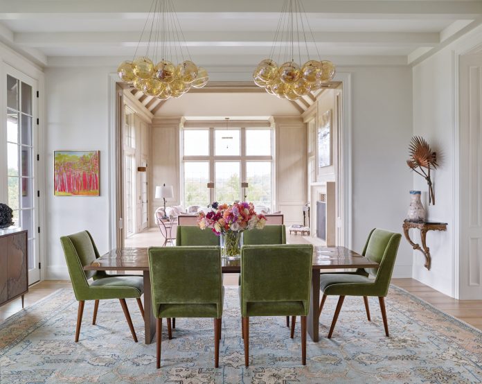 Interior Designer Leigh Johnson Designs Country Estate in Charlottesville Lookout Farm