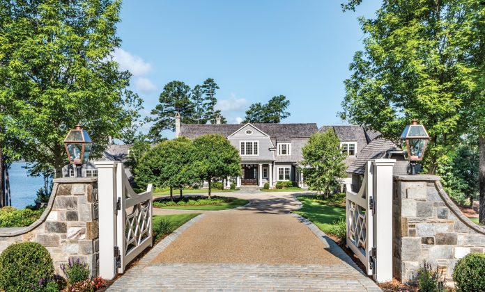 William T. Baker and Susan Bozeman Create Deluxe Lakeside Home