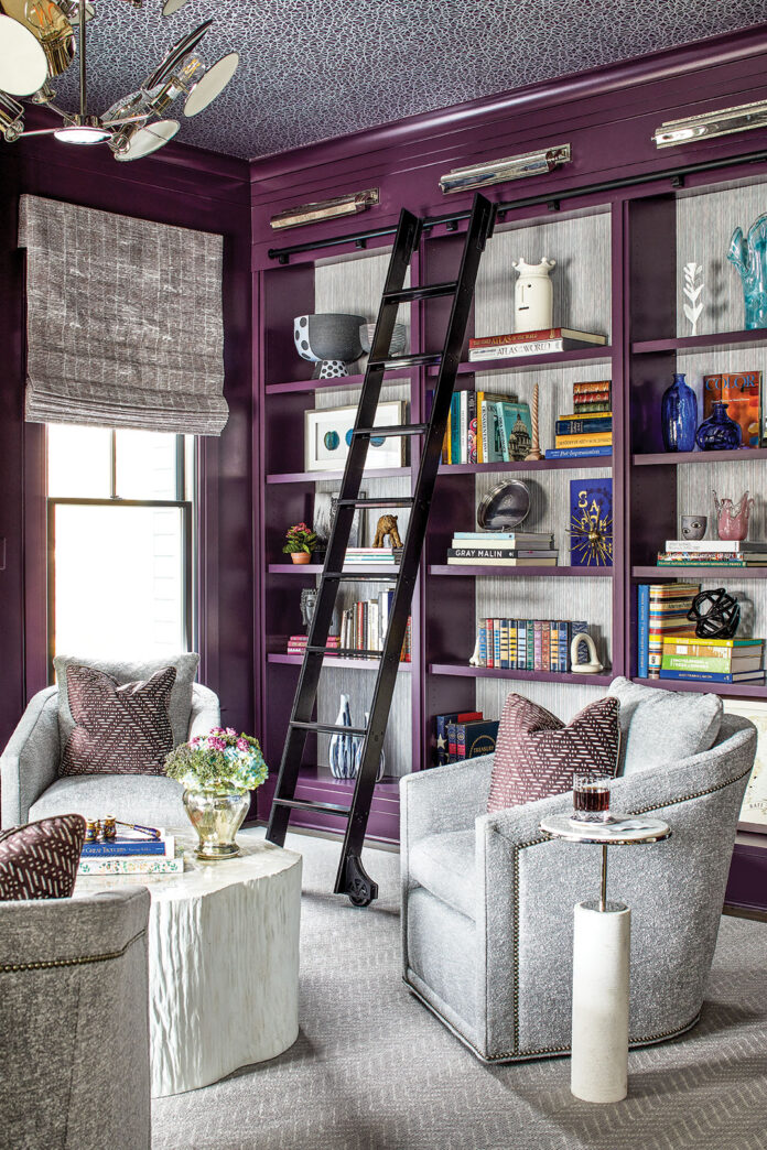 Designer Marika Meyer Satisfies Owners’ Passion for Purple