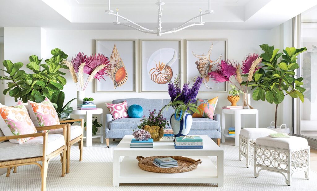 Naples Condo Makeover: Coastal Chic Design with Joyful Flair