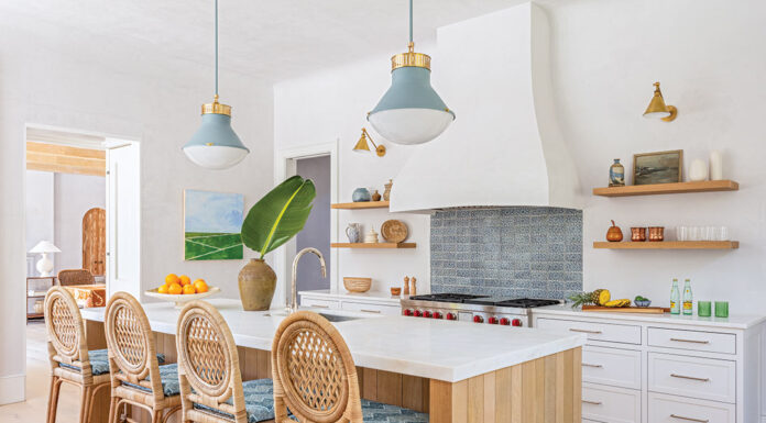 A Warm and Welcoming Sea Island Beach House Balances Coastal Charm and Family-Friendly Style A Warm and Welcoming Sea Island Beach House Balances Coastal Charm and Family-Friendly Style